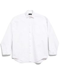 Balenciaga - Large Fit Outerwear Shirt - Lyst