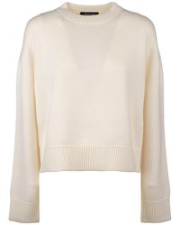 Fabiana Filippi - Cream Virgin Wool Sweater - Lyst