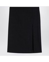 Philosophy Di Lorenzo Serafini - Philosophy Wool-Blend Split Skirt - Lyst