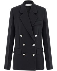 Ferragamo - Double Breasted Blazer - Lyst