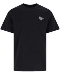 A.P.C. - Logo T-Shirt - Lyst