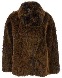 Semicouture - Short Eco Fur - Lyst
