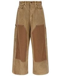 Balenciaga - 'Baggy Ripped Off' Jeans - Lyst