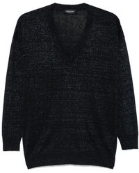 Fabiana Filippi - Linen Blend V-Necked Sweater - Lyst