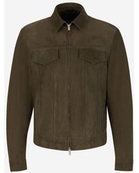 Lardini - Pockets Leather Jacket - Lyst
