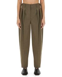 Lemaire - Pants With Pleats - Lyst