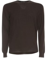 Drumohr - Wool Modern Sweater L/s Crew Neck Clothing - Lyst