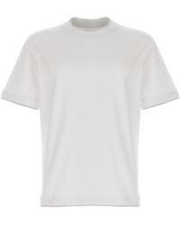 Brunello Cucinelli - Double Layer T-Shirt - Lyst
