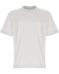 Brunello Cucinelli - Double Layer T-Shirt - Lyst