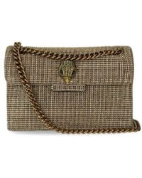 Kurt Geiger - Kensington Mini Gold Crossbody Bag - Lyst