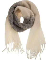 Peserico - Alpaca Blend Scarf With Fringes - Lyst