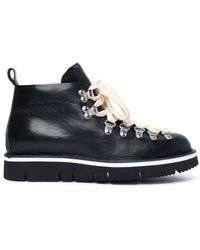 Fracap - 'm120' Black Leather Boots - Lyst