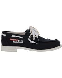 DSquared² - 'D2 X Magliano' Loafers With Logo Patch On The Side And Front Laces - Lyst