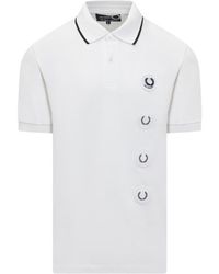Fred Perry - Fred Perry Raf Simons Polo Shirt With Logo - Lyst