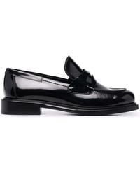 Ferragamo Nyx 30 Patent Leather Loafers - Black