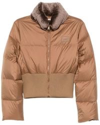 Fendi - Heritage Short Down Jacket - Lyst