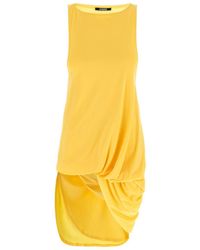 Jacquemus - Draped Satin Dress - Lyst