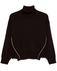 Alpha Studio - Merino Wool Turtleneck Sweater - Lyst