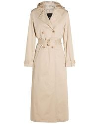 Add - Double Breasted Long Trench - Lyst