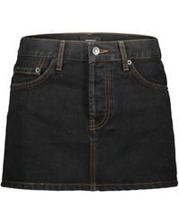 Wardrobe NYC - Micro Mini Denim Skirt Clothing - Lyst