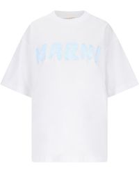 Marni - Logo T-shirt - Lyst