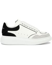 Alexander McQueen - Oversized Panelled Leather Sneakers - Lyst