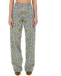 Etro - Jeans Con Stampa Paisley - Lyst