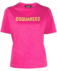 Femme Tops Tops DSquared² 25 % de réduction Maxi t-shirt DSquared² en coloris Noir 