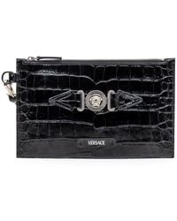 Versace - Biggie Medusa Clutch Bag - Lyst