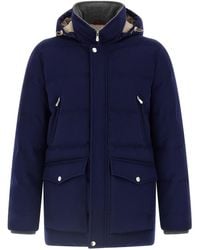 Brunello Cucinelli - Flannel Down Jacket Puffer Jackets - Lyst