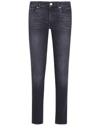 7 For All Mankind - Slim Fit Low Skinny Illusion Jeans Clothing - Lyst