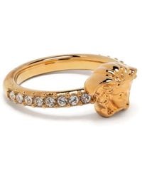 Versace - La Medusa Crystal Ring - Lyst