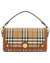 Burberry - Top Handle Note Bag - Lyst