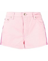 Pink Jean and denim shorts for Women | Lyst
