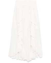 Zimmermann - Acacia Cotton Maxi Skirt - Lyst
