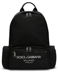 Dolce & Gabbana - Nylon Backpack Bags - Lyst