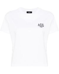 A.P.C. - T-Shirt Boxy Rue Madame Gots - Lyst