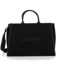 Lanvin - Tote Bag Mm With Strap - Lyst