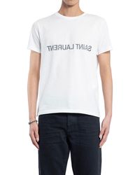 Saint Laurent - T-shirts & Tank Tops - Lyst