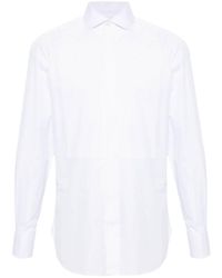 Finamore 1925 - Cotton Tuxedo Shirt - Lyst