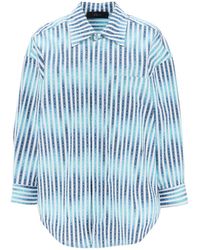 Amiri - Oversized Striped Shirt - Lyst