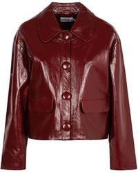 Self-Portrait - Lambskin Jacket - Lyst