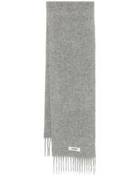 Jacquemus - Scarf With Fringe And Logo - Lyst