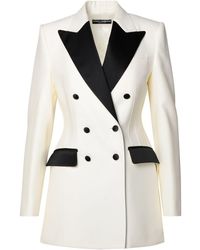 Dolce & Gabbana - Wool Blend Blazer - Lyst