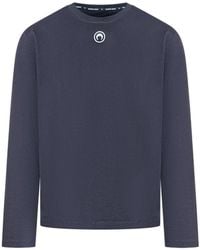 Marine Serre - Long-Sleeved Jersey With Logo - Lyst
