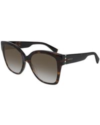 Gucci - Web Plaque Sunglasses - Lyst