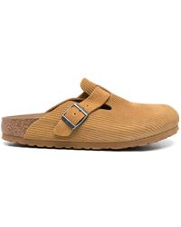 Birkenstock - Boston Leather Buckle Sandals - Lyst