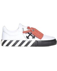 Off-White c/o Virgil Abloh - Off- Low Vulcanized Canvas Sneakers - Lyst