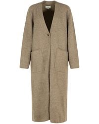 Loulou de Saison - Wool Blend Cenere Melange Cardigan - Lyst