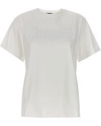 Mugler - Rubberized Logo T-Shirt - Lyst